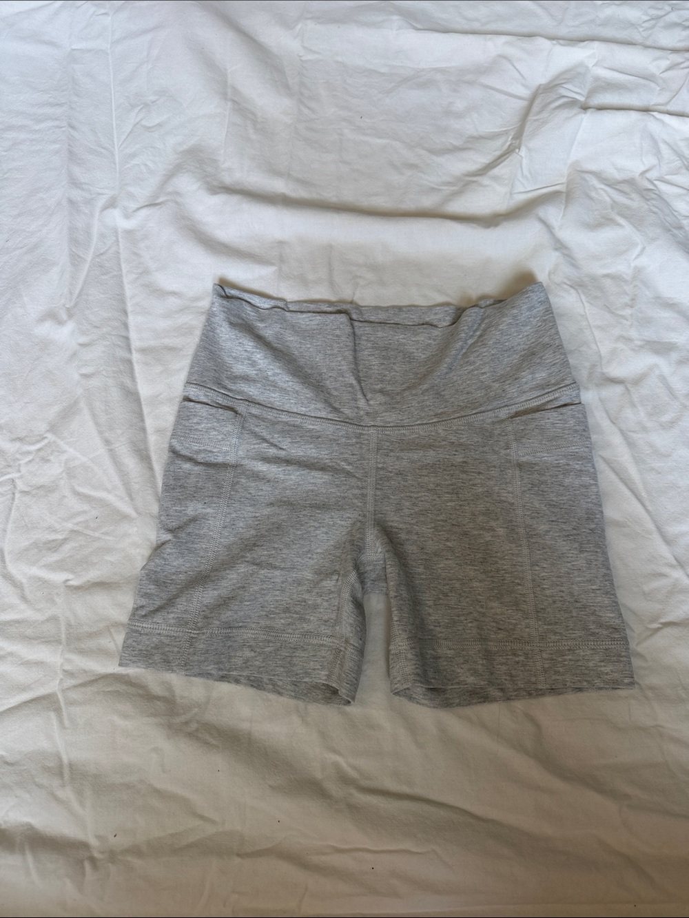 Athleta girl bike shorts with pockets